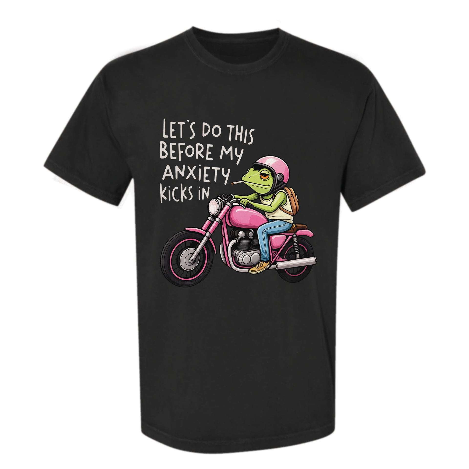 Let's Do This Before My Anxiety Kicks In — Relaxed Graphic T-shirt