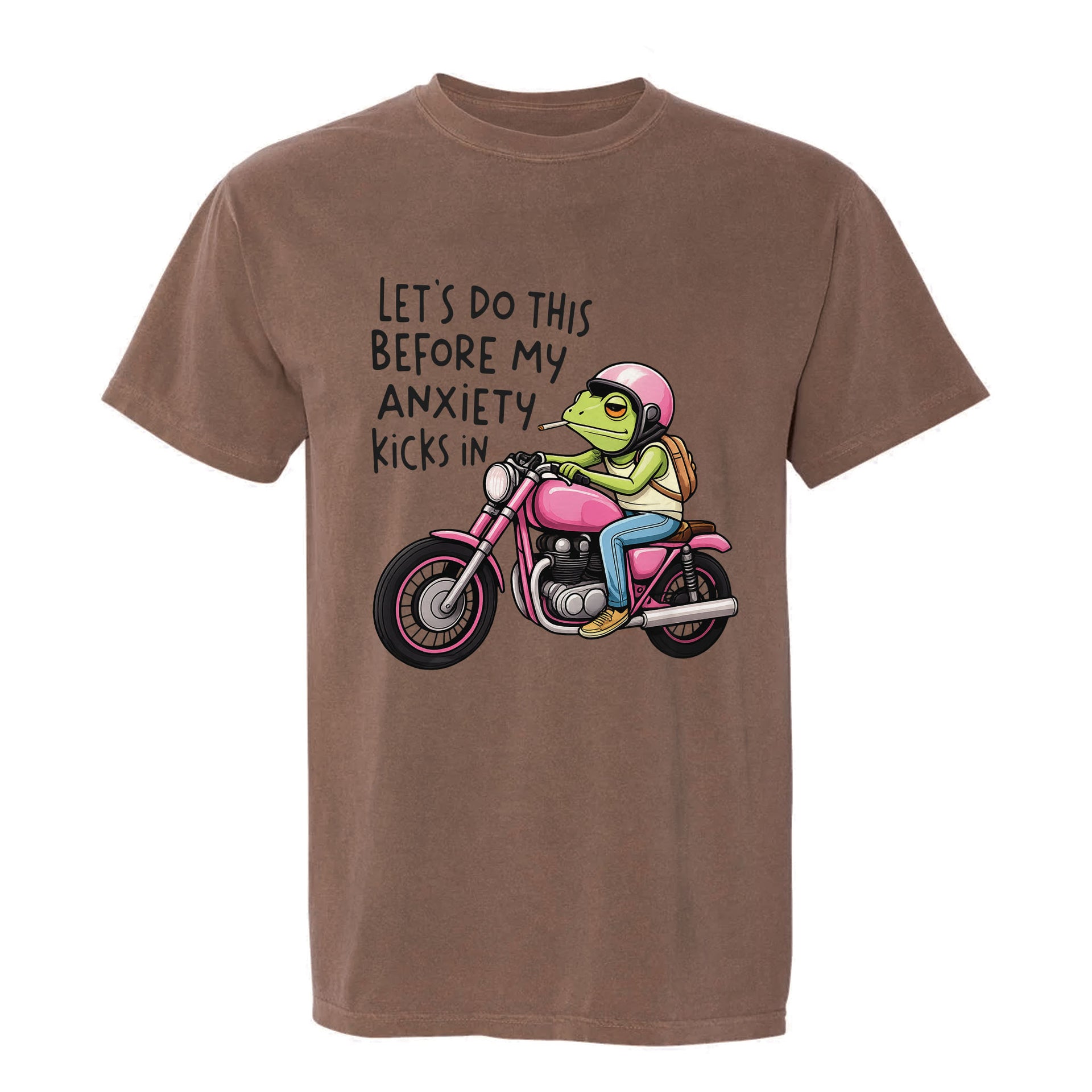 Let's Do This Before My Anxiety Kicks In — Relaxed Graphic T-shirt