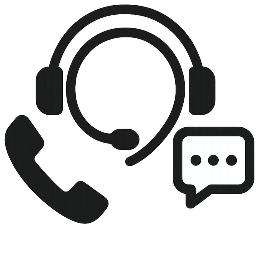 Customer Support vector icon only black